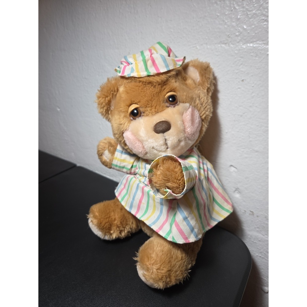 Vintage Fisher-Price Teddy Betsy Bear Quaker Oats 1985 Plush Stuffed Animal
